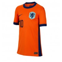 Niederlande Memphis Depay #10 Fußballbekleidung Heimtrikot Damen EM 2024 Kurzarm